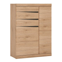 Kensington Oak 2 Door 3 Drawer Cabinet