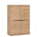 Kensington Oak 4 Door 1 Drawer Cupboard