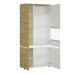 Luci 4 Door Tall Display Cabinet - Right Hand Opening