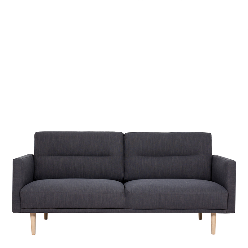 Lavrik 2 Seater Sofa - Anthracite Chenielle
