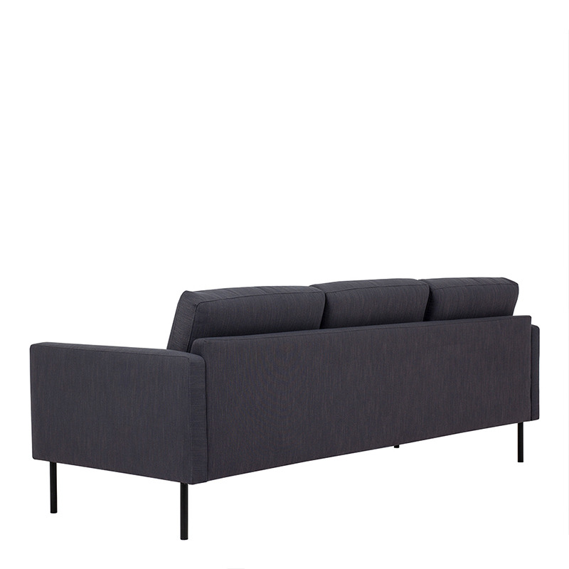 Lavrik 3 Seater Sofa - Anthracite Chenielle