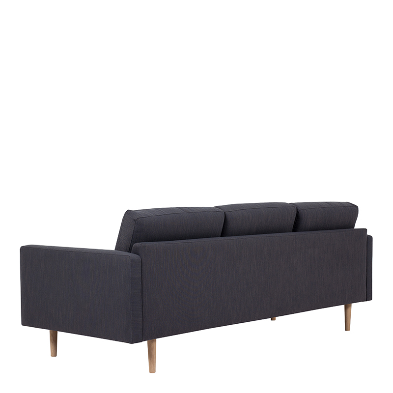 Lavrik 3 Seater Sofa - Anthracite Chenielle