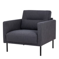 Lavrik Armchair - Anthracite Chenielle