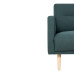 Lavrik (RHF) Chaise Lounge Corner Sofa - Dark Green Chenielle