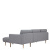 Lavrik (RHF) Chaise Lounge Corner Sofa - Grey Chenielle Lavrik (RHF) Chaise Lounge Corner Sofa - Grey Chenielle