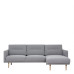 Lavrik (RHF) Chaise Lounge Corner Sofa - Grey Chenielle Lavrik (RHF) Chaise Lounge Corner Sofa - Grey Chenielle