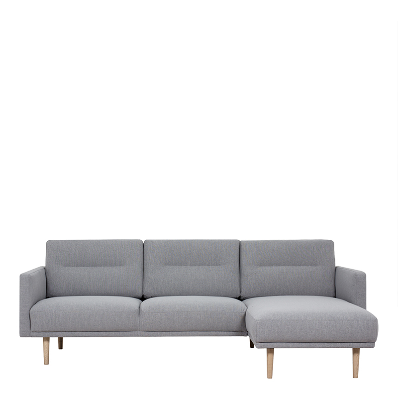 Lavrik (RHF) Chaise Lounge Corner Sofa - Grey Chenielle Lavrik (RHF) Chaise Lounge Corner Sofa - Grey Chenielle