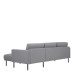 Lavrik (RHF) Chaise Lounge Corner Sofa - Grey Chenielle