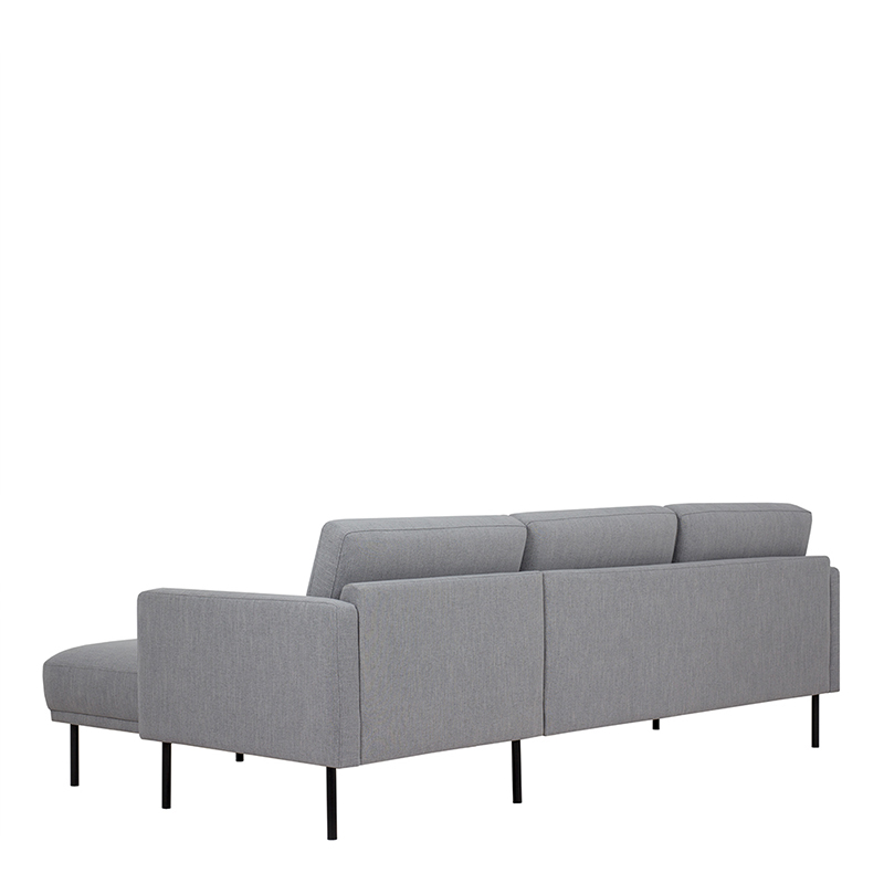 Lavrik (RHF) Chaise Lounge Corner Sofa - Grey Chenielle Lavrik (RHF) Chaise Lounge Corner Sofa - Grey Chenielle