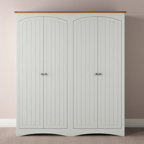 Clarence 4 Door Wardrobe