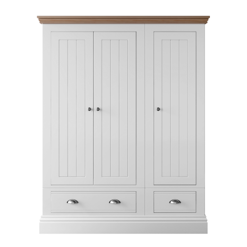 Sandringham 3 Door 2 Drawer Wardrobe