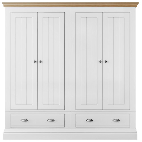 Sandringham 4 Door 2 Drawer Wardrobe