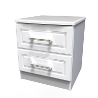 Denbigh 2 Drawer Bedside Cabinet