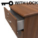 Ruthin 2 Drawer Bedside Cabinet With Lock Ruthin 2 Drawer Bedside Cabinet With Lock