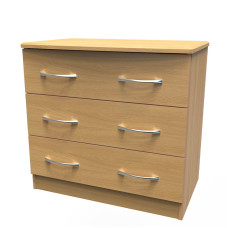 Ruthin 3 Drawer Wide Chest 