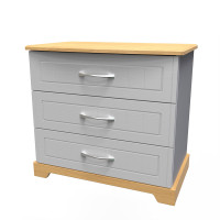 Harlech 3 Drawer Wide Chest