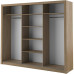 Florida Shetland Oak 250cm Sliding Wardrobe