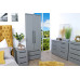 Beverley Tall 2 Drawer Wardrobe 
