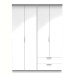 Plymouth 4 Door 2 Drawer Wardrobe