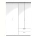 Plymouth Tall 4 Door 2 Drawer Wardrobe 