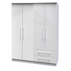 Worcester 4 Door 2 Drawer Wardrobe