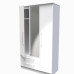 Worcester Tall 3 Door 2 Drawer Mirrored Wardrobe