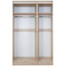 Haworth Tall 3 Door Mirrored Wardrobe