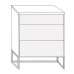 Nizza 3 Drawer Bedside Nizza 3 Drawer Bedside