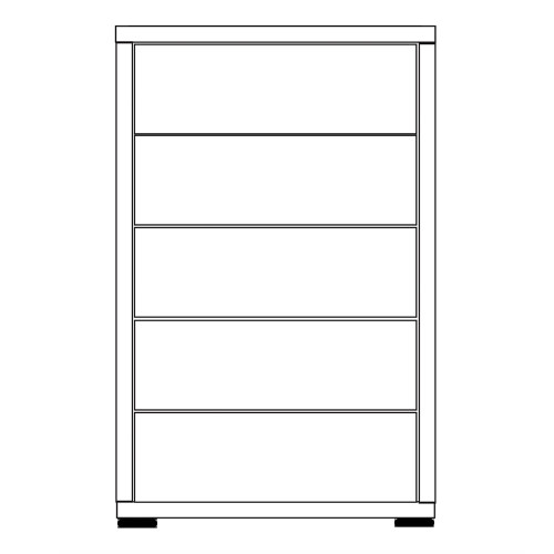 Nizza 5 Drawer Unit Nizza 5 Drawer Unit