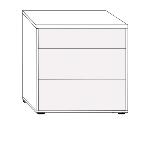 Nizza 3 Drawer Bedside Nizza 3 Drawer Bedside