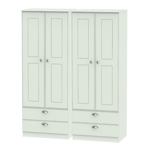 Victoria 4 Door 4 Drawer Wardrobe