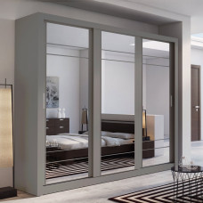 Florida Grey 250cm Sliding Wardrobe