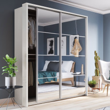 Carolina White 180cm Sliding Wardrobe