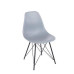York Plastic Chair with Metal Legs White