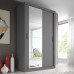 Maine Black 120cm Sliding Wardrobe