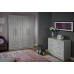 York 3 Drawer Bedside