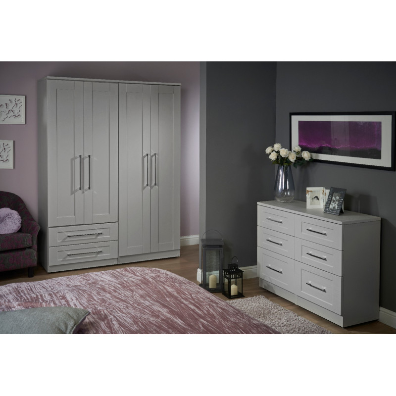 York Tall 3 Door Mirrored Wardrobe York Tall 3 Door Mirrored Wardrobe