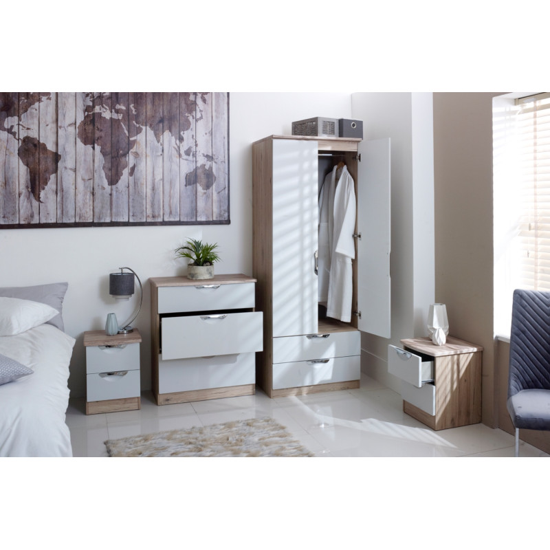 Camden Tall 4 Door Mirror Wardrobe