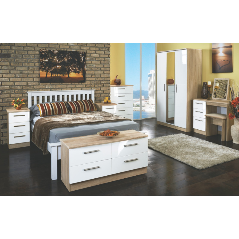 Knightsbridge 2 Drawer Wardrobe