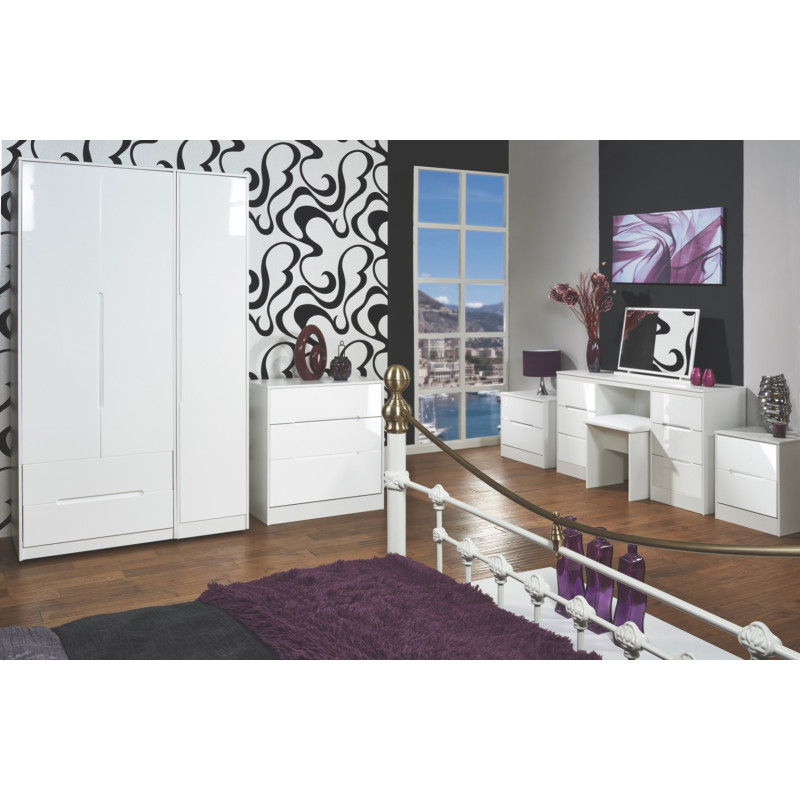 Monaco 3 Drawer Desk