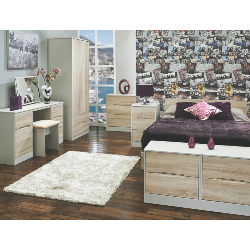 Monaco 3 Drawer Desk