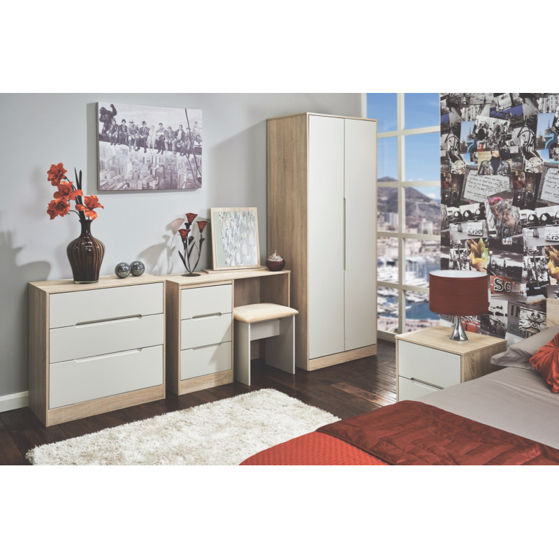 Monaco 3 Drawer Desk