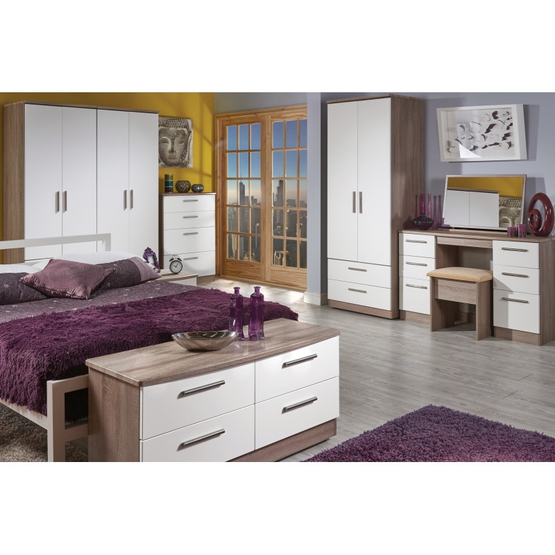 Knightsbridge 2 Drawer Locker (Wireless Charging)