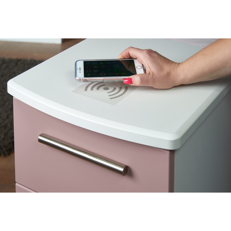Knightsbridge 5 Drawer Locker (Wireless Charging)
