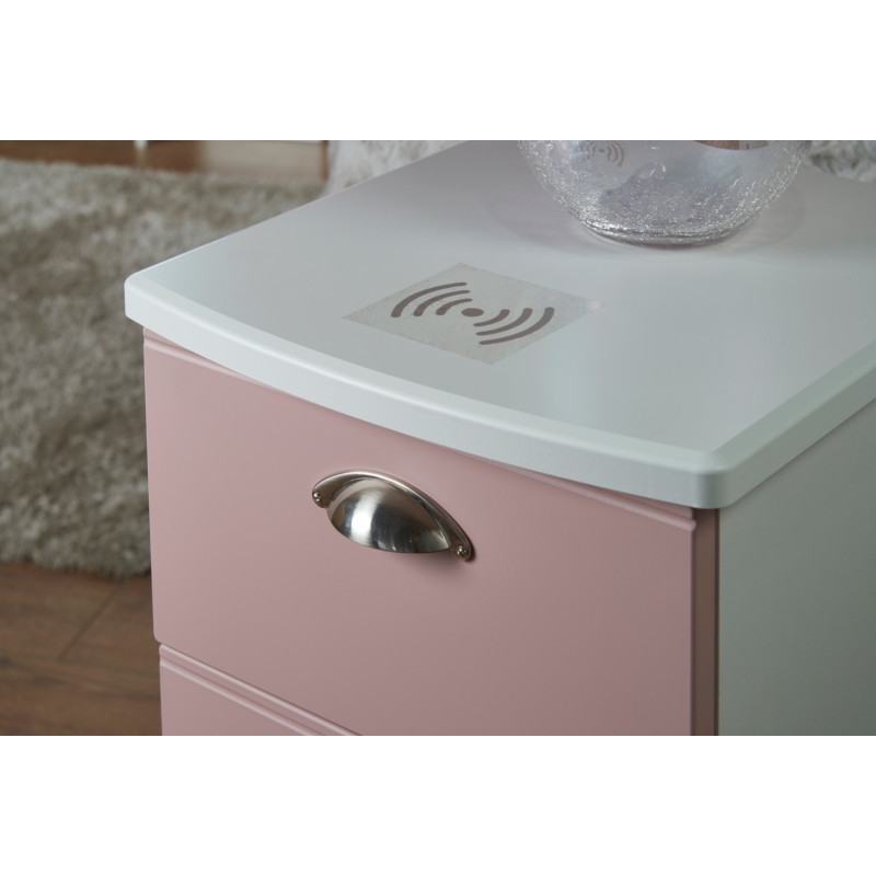 Victoria 3 Drawer Locker (Wireless Charging)