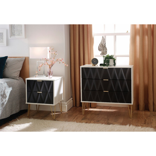 Diamond 6 Drawer Midi Chest