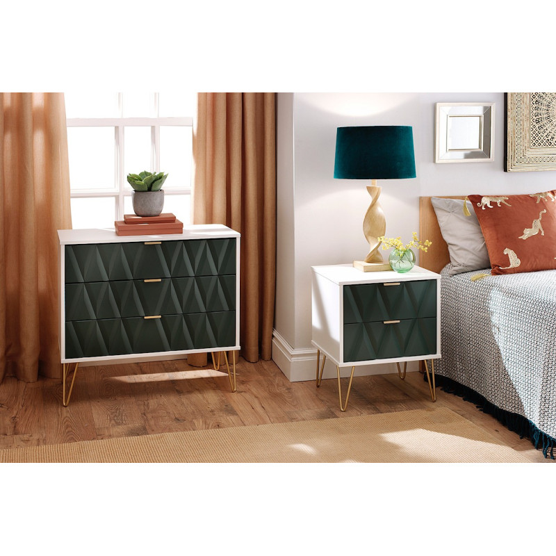 Diamond 6 Drawer Midi Chest