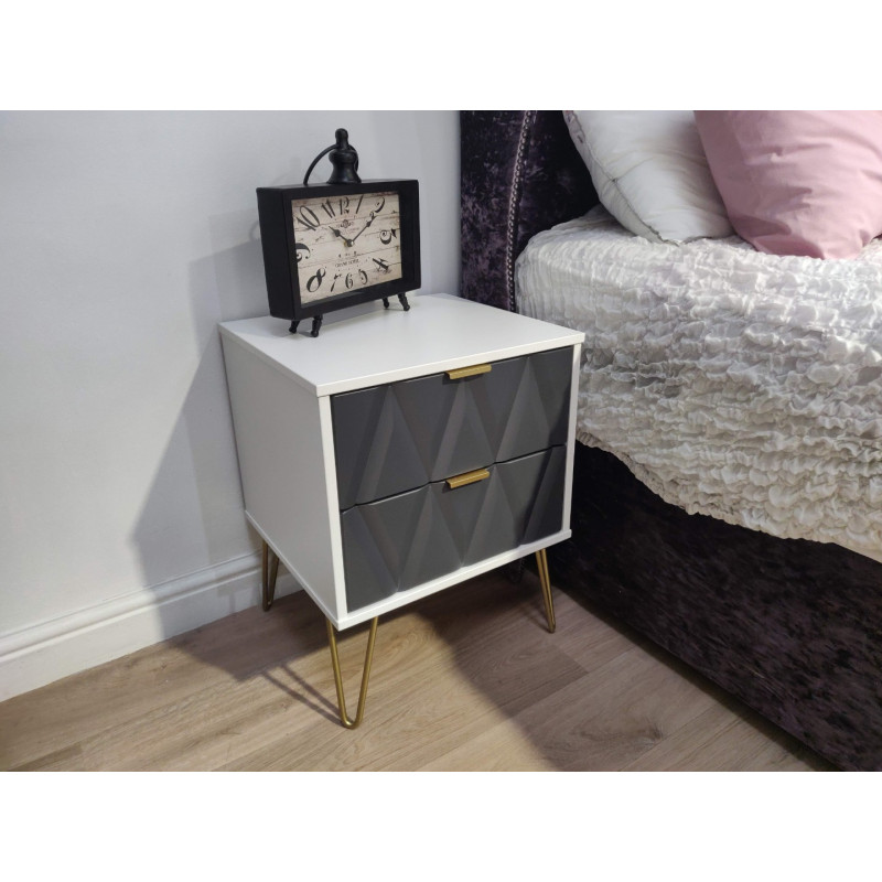 Diamond 6 Drawer Midi Chest