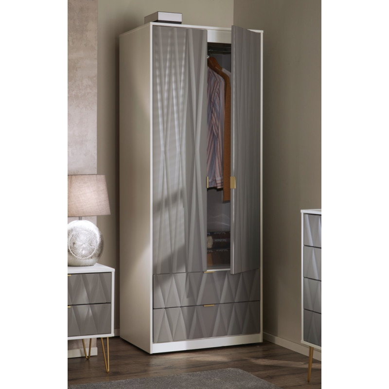 Diamond 6 Drawer Midi Chest