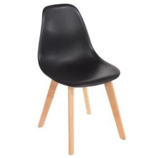 Milton Plastic Chair Black